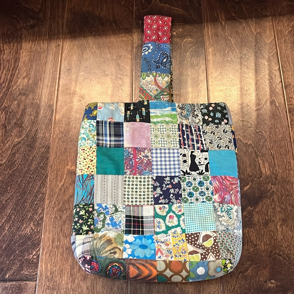 Vintage boho quilted bag